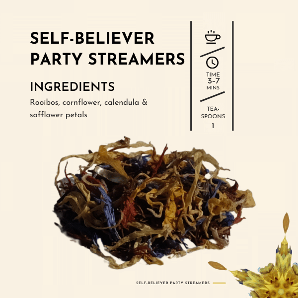 Self-Believer Party Streamers. Details ->