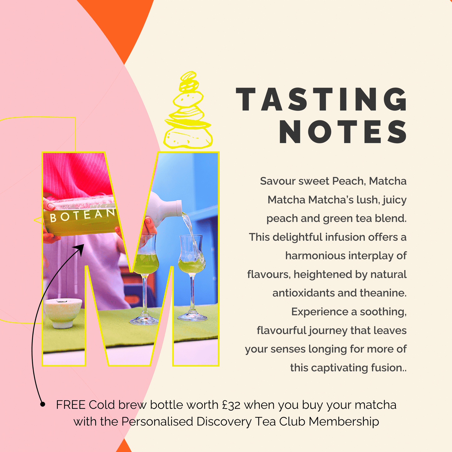 Peach Matcha. Details ->