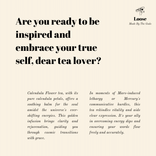 Calendula Flower Tea. Details ->