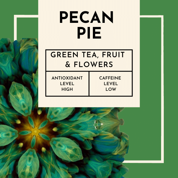 Pecan Pie Tea. Embrace the warmth and comfort of a freshly baked pecan pie without the fuss of baking. With Pecan Pie tea, every cup is a sweet escape.