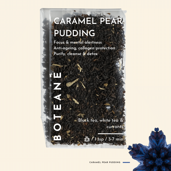 Pouding aux poires et au caramel. Détails ->