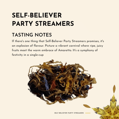 Self-Believer Party Streamers. Details ->