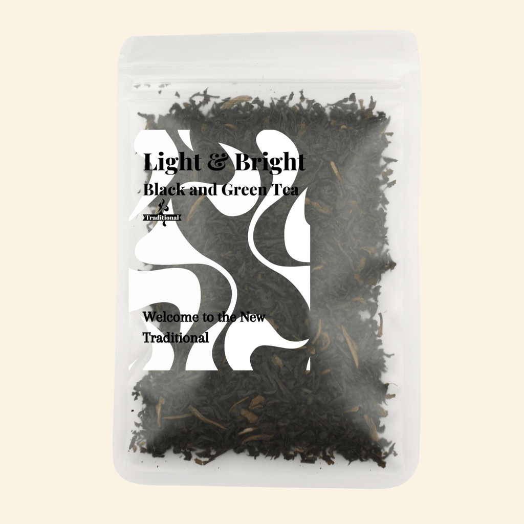 Light & Bright. Black and Green Tea