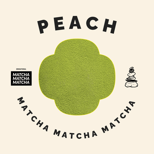 Peach Matcha. Details ->