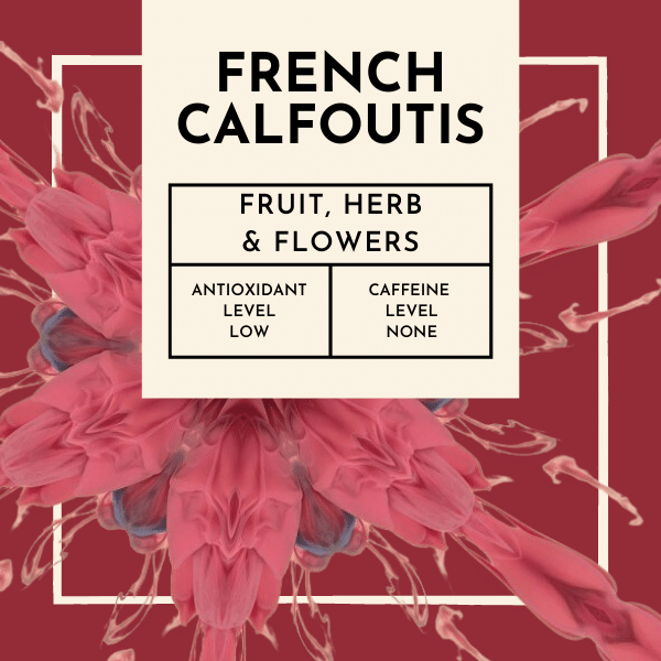 French Calfoutis Tea. Indulge in the exquisite flavours of French Clafoutis tea, a tantalizing blend inspired by the culinary wonders of France. This enchanting infusion takes you on a sensory journey through the picturesque streets of Paris