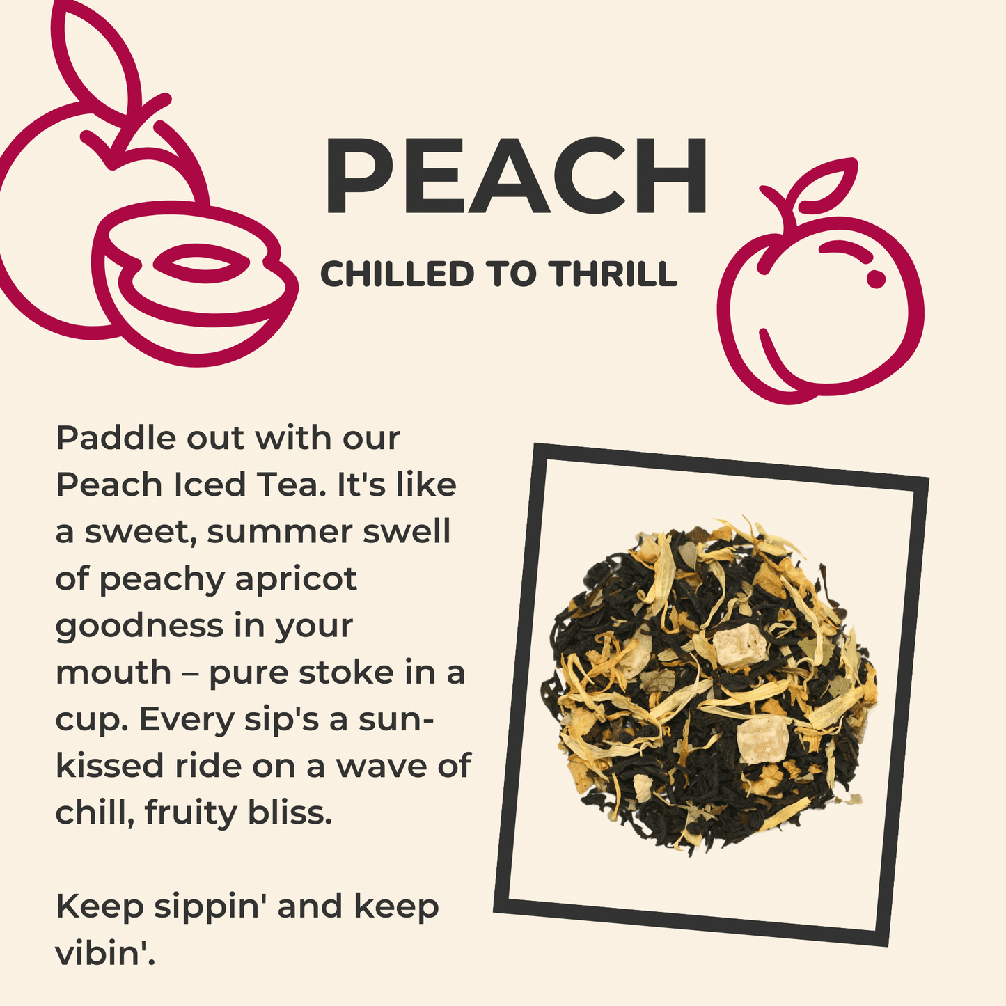 Peach Iced Tea. Details ->