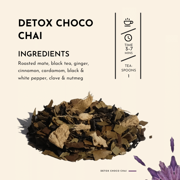 Detox Choco Chai. Details ->