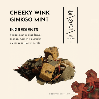 Cheeky Wink Ginkgo Mint. Details ->