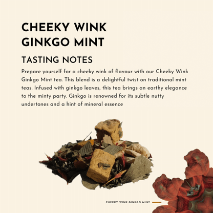 Cheeky Wink Ginkgo Mint. Details ->
