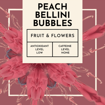 Peach Bellini Bubbles. Details ->