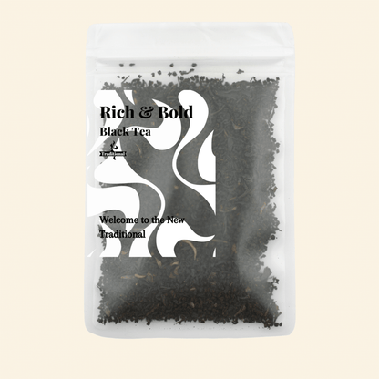 Rich & Bold. Black Tea. Details ->