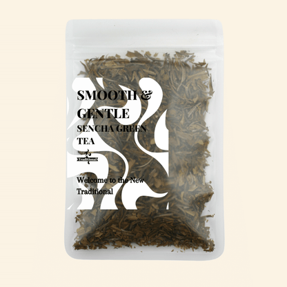 Smooth & Gentle. Sencha Green Tea. Details ->