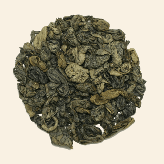 Robust & Vivid. Gunpowder Ceylon Green Tea. Details ->