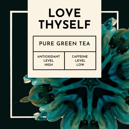 Love Thyself Tea. Experience the pure essence of self-love with our Love Thyself tea. Crafted with care, this exceptional blend is a testament to the power of self-care and appreciation. Each tea leaf is pressed into a delicate heart shape, symbolizing the love and mindfulness that goes into every sip