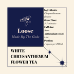 White Chrysanthemum Flower Tea