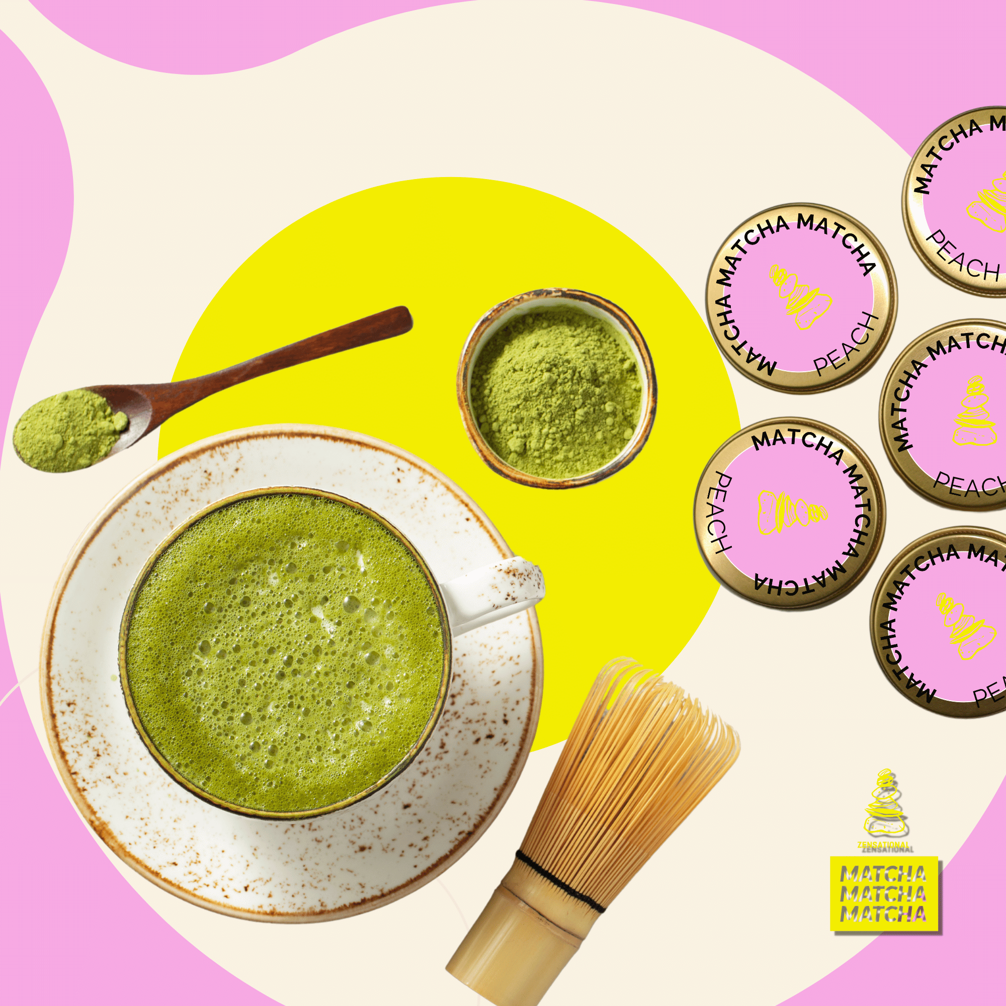 Peach Matcha